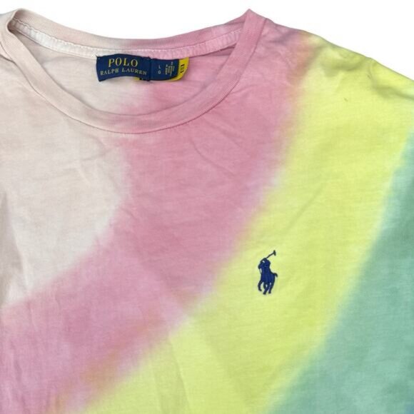 POLO Ralph Lauren Womens Tie-Dye Long Sleeve Size Large - Picture 3 of 5